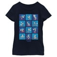 thumbnail image 1 of Girls Sonic the Hedgehog Classic Poses T Shirt, 1 of 4