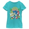 thumbnail image 1 of Girls Sonic the Hedgehog Classic Trio Pose T Shirt, 1 of 4