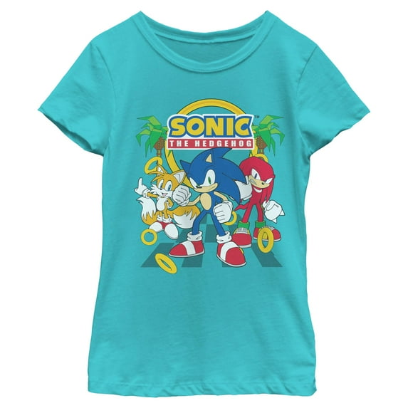 Girls Sonic the Hedgehog Classic Trio Pose T Shirt