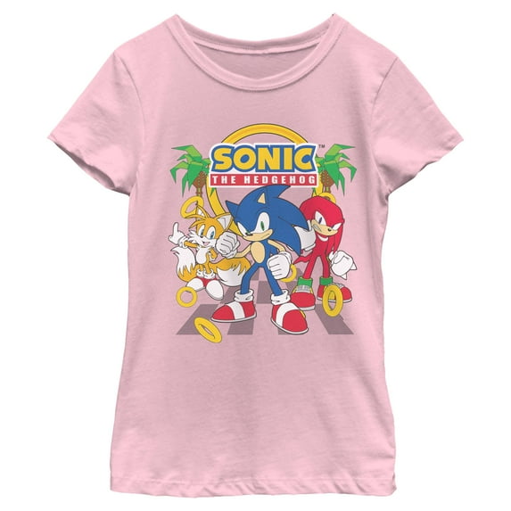 Girls Sonic the Hedgehog Classic Trio Pose T Shirt