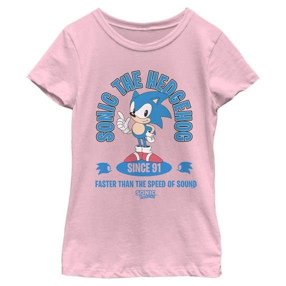 Girls Sonic the Hedgehog Faster Than the Speed of Sound T Shirt
