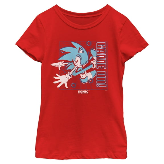 Girls Sonic the Hedgehog Game On Pose T Shirt