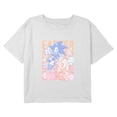 thumbnail image 1 of Girls Sonic the Hedgehog Happy Easter Blue Blur and Cream T Shirt, 1 of 5