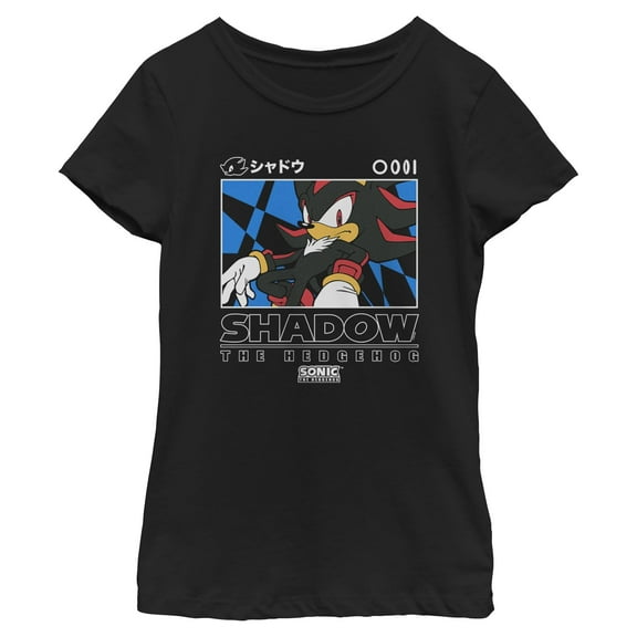 Girls Sonic the Hedgehog Shadow Portrait T Shirt