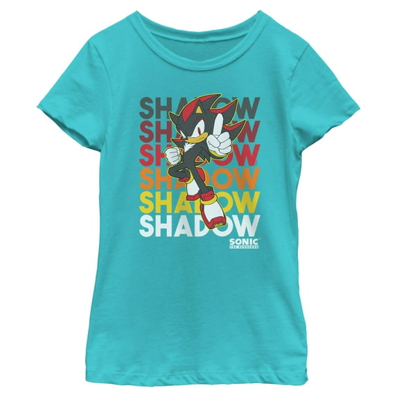 Girls Sonic the Hedgehog Shadow Stack T Shirt