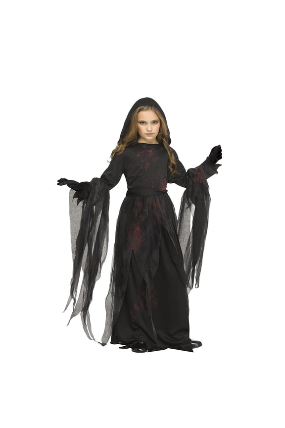 Soulless Reaper Costume for Children, Girls Size Large, by Fun World