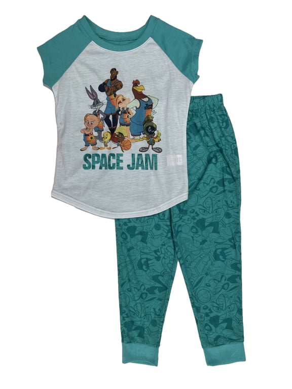Girls Space Jam A New Legacy Tune Squad Looney Tunes 2pc Pajama Sleep Set S