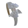 thumbnail image 1 of Girls Sparkle Headband with Grosgrain Bow - 12 Colors!, 1 of 2