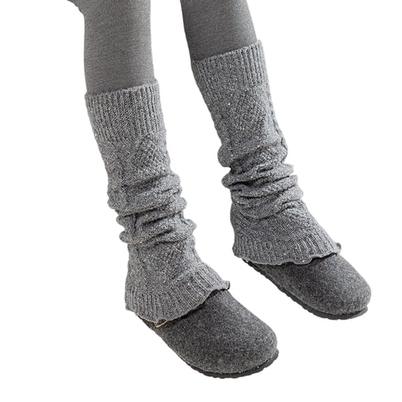 Girls Sparkly Leg Warmer Brilliant Pattern Stackable Socks Comfortable Stretchy Designing for School Party Daily Use