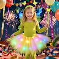 thumbnail image 1 of Girls' Sparkly Multi-Layer Tulle Ballet Tutu Skirt â Elastic Waist Carnival & Dance Performance Skirt for Kids (3-16Y), 1 of 4