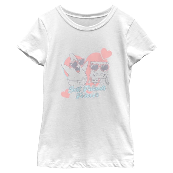 Girls SpongeBob SquarePants Cool Best Friends Forever T Shirt
