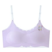 Girls Sport Bras Size 12-14 Teen Girl'S Training Bra Training Bras Wireless Bra Seamless Bras Breathable Bralette Comfy Bra # 8-10 Years