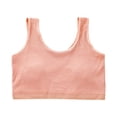 thumbnail image 1 of Girls' Sports Bra Teenage Girls Bra Developmental Cotton Underwear Breathable Sports Bra（7-14Y）, 1 of 5