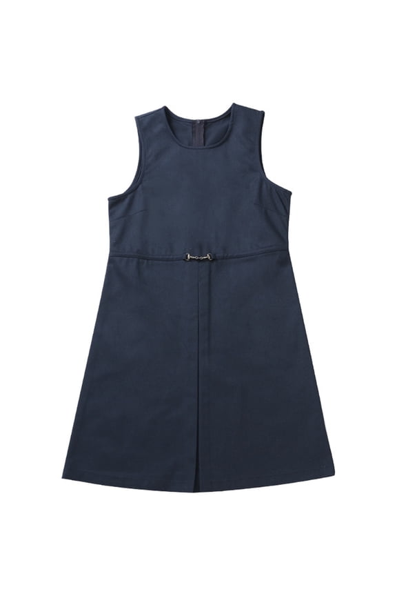 Girls Spring Dress Casual 10-11 Years Classic School Plaid Pinafore with V Neck and Adjustable Straps Clothes Set