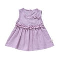 thumbnail image 1 of Girls Spring Dress Summer Sleeveless Casual Playwear Elastic Waist Outfit Clothes, 1 of 3