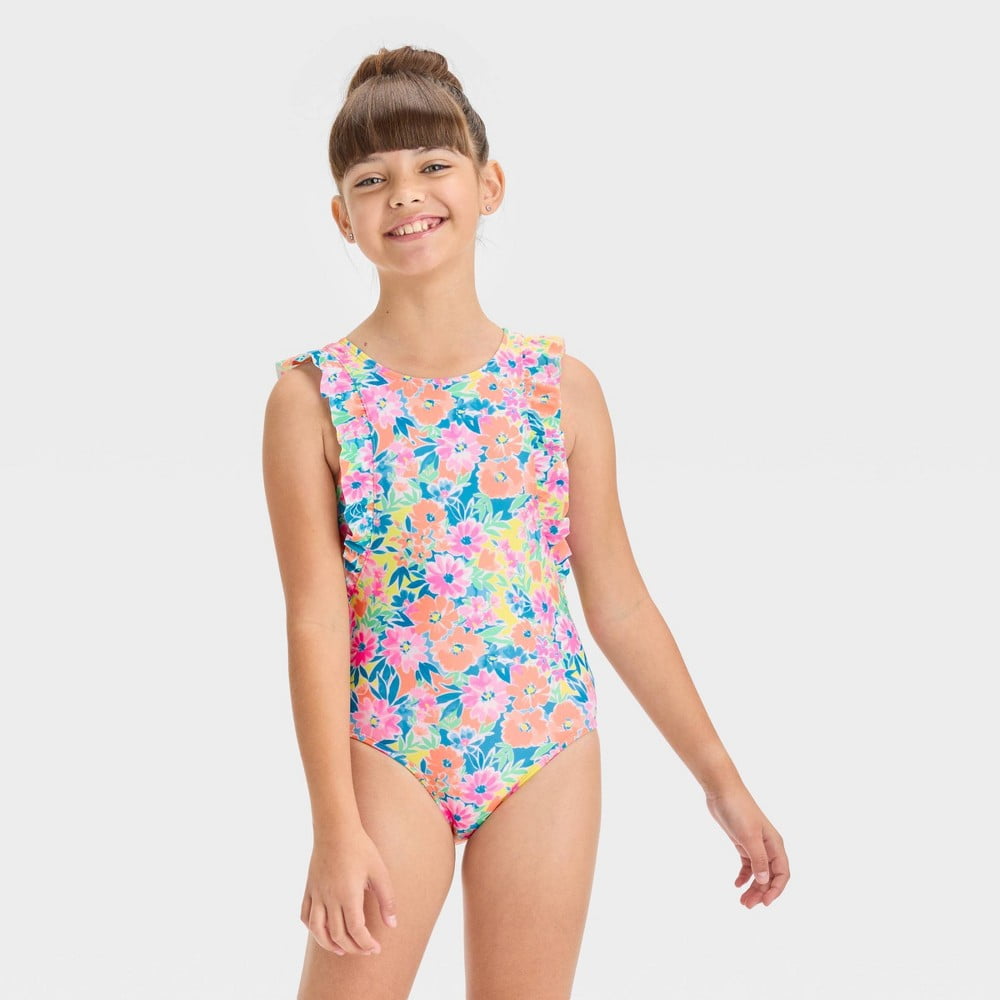 Cat and jack floral swimsuit sale