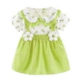 thumbnail image 1 of Girls Spring Summer Floral Dress Dresses Baby Toddler Floral Print Sleeveless Dress For Infant Toddler Comfortable Play Outfit Casual Dress for Girl 9-12 Months, 1 of 2