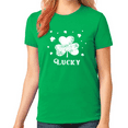 thumbnail image 1 of Girls St Patricks Day Shirt Kids Lucky Shamrock Shirt St Pattys Day Shirts For Girls Irish Clover Shirt, 1 of 5