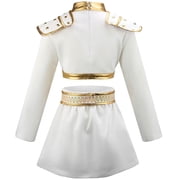 Girls Stage Performance Outfit with Top and Skirt Halloween Cosplay Costume