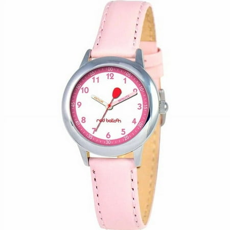 Girls' Stainless Steel Watch, Pink Strap