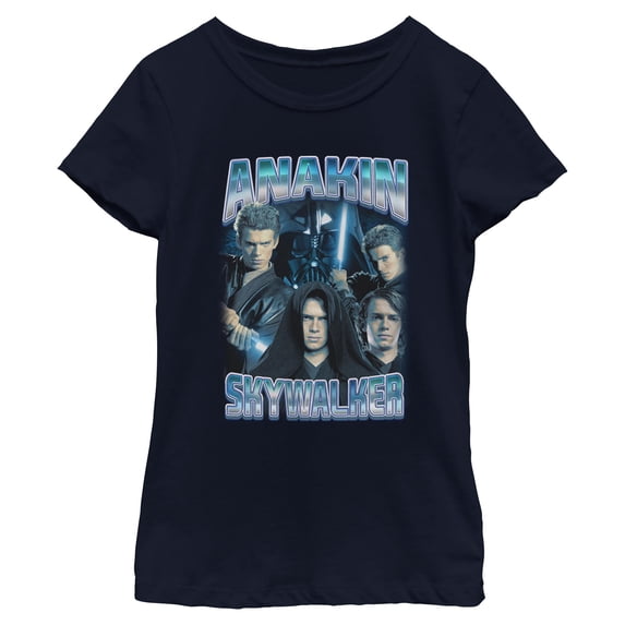 Girls Star Wars Anakin Skywalker Collage T Shirt