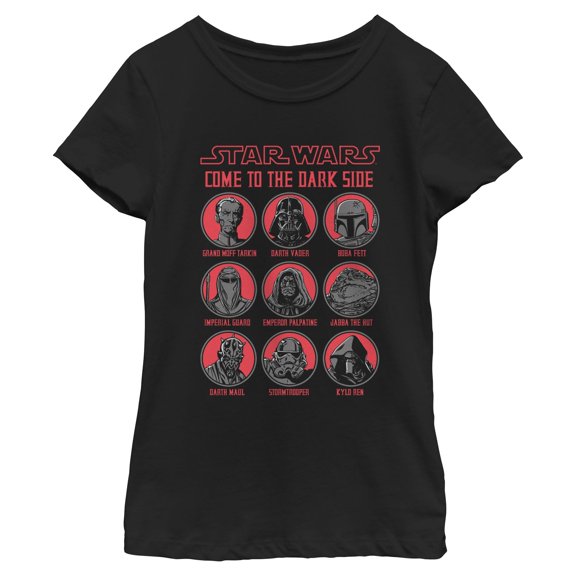 Girls Star Wars Dark Side Unite T Shirt
