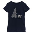thumbnail image 1 of Girls Star Wars Darth Vader AT-AT Walking the Dog T Shirt, 1 of 4