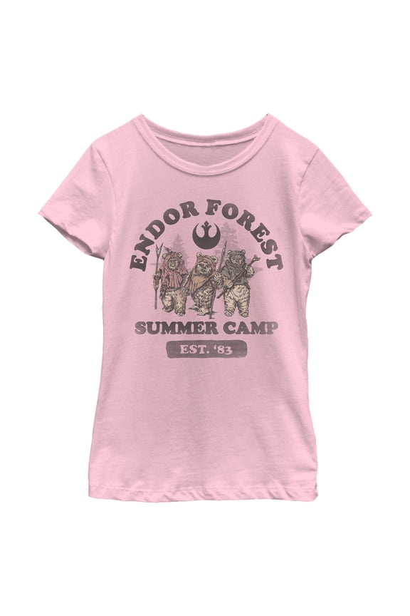 Girls Star Wars Forest of Endor Summer Camp '83 T Shirt