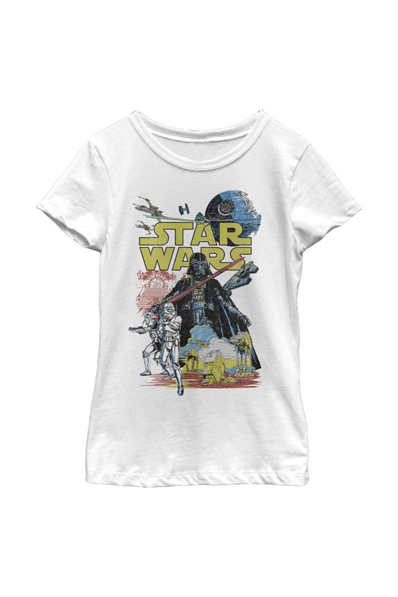 Girls Star Wars Galactic Battle T Shirt