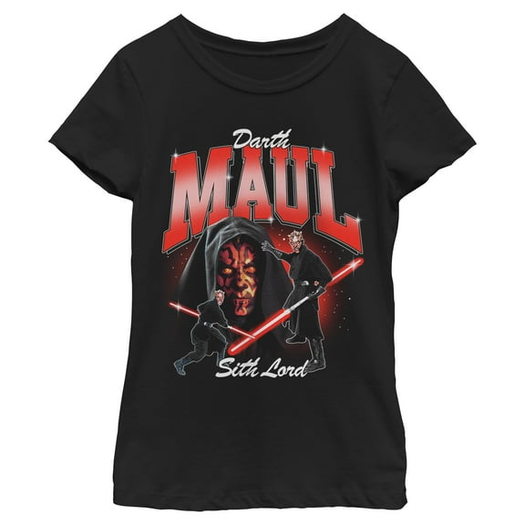 Girls Star Wars Sith Lord Maul T Shirt
