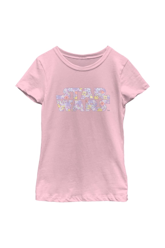 Girls Star Wars Spring Flower Logo T Shirt