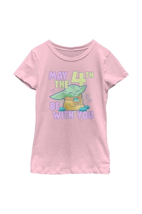 Girls Star Wars: The Mandalorian May The Grogu T Shirt