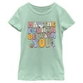 thumbnail image 1 of Girls Star Wars: The Mandalorian Retro Fourth Text T Shirt, 1 of 4