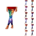 thumbnail image 1 of Girls Starry Sky Print Slim Fit Athletic Casual Pants Stretchy Leggings For Play And Everyday Wear, 1 of 5