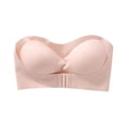 thumbnail image 1 of Girls Strapless Bra Bandeau Bras Clear Straps Wireless Kids Tube Top Seamless Bra, 1 of 8