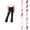 thumbnail image 1 of Girls Stretch Flared Pants Casual Trousers With Split For Autumn, 1 of 4