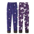 thumbnail image 1 of Girls Stretch Leggings Floral Printed Leggings Kids Footless Pants Thick Winter Leggings 2 Pack, 1 of 8