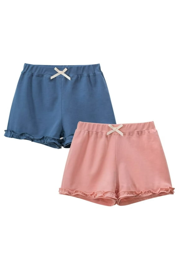 Girls Summer Casual Shorts 2-10 Years Kids Athletic Running Gym Sports Shorts Colourful Beach Short Pants Underdress