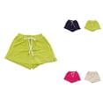 thumbnail image 1 of Girls Summer Casual Solid Color Skorts with Elastic Waist – Comfortable Soft Stretchy Shorts for Toddler Kids Ages 2-13, Ideal for Playground & Outdoor Activities, 1 of 2