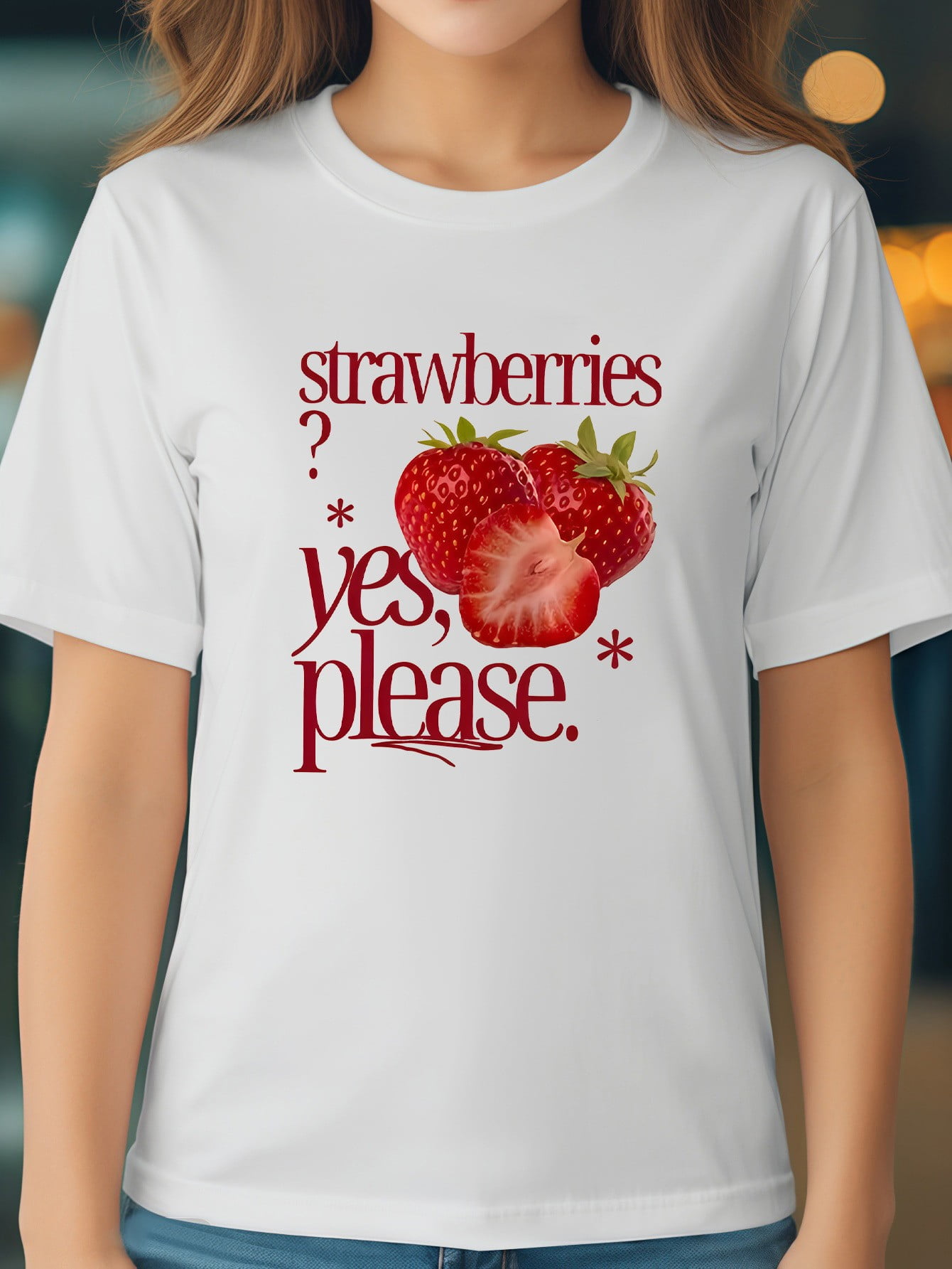 Girls Cotton Pink Printed T-Shirt
