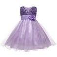 thumbnail image 1 of Girls Summer Dress Children's Sequined Sleeveless Chiffon Dress Performance Dress Dress Skirt Size 12 Dresses, 1 of 4
