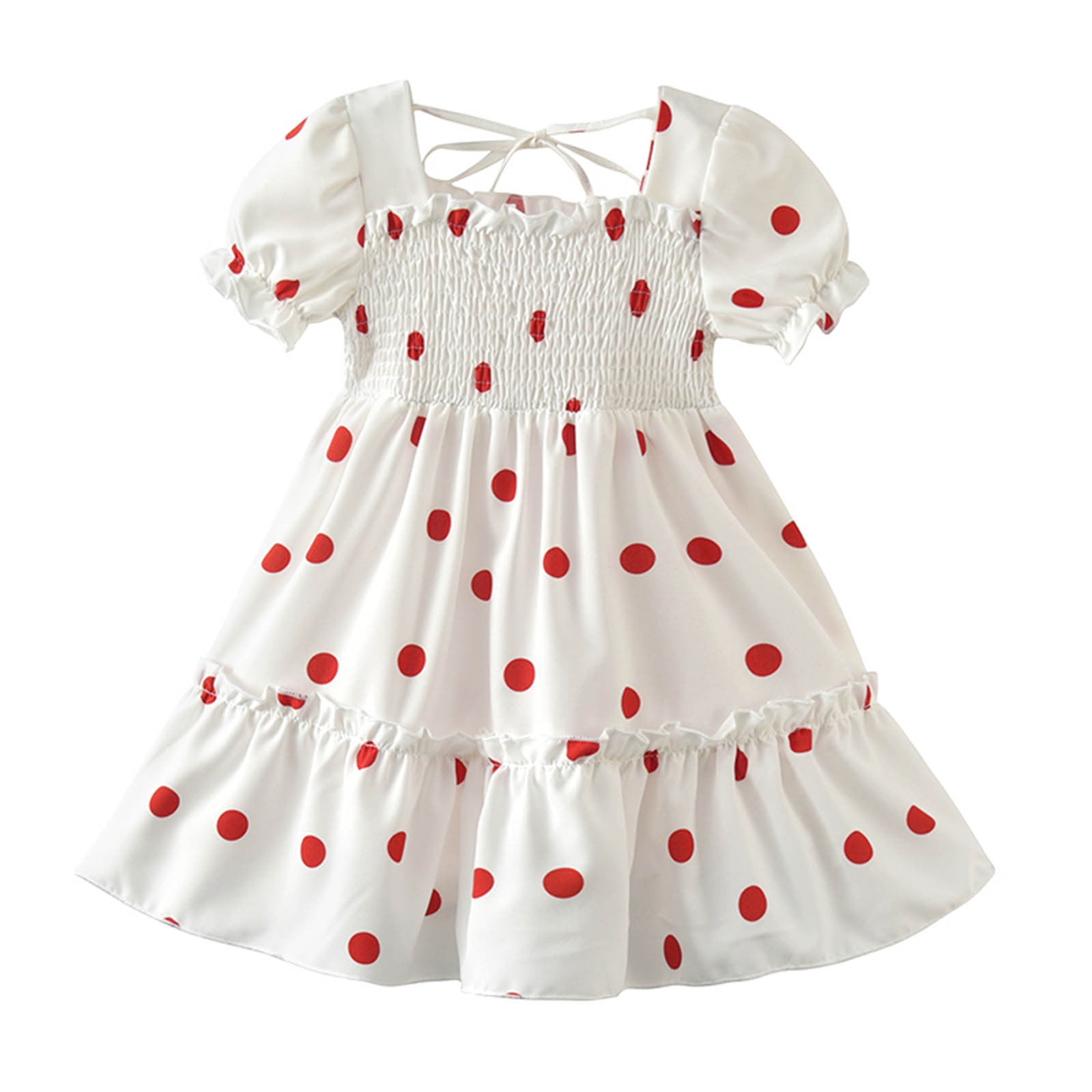 Girls Summer Dress Fruit And Floral Print Sleeveless Casual A Line Dresses Beach Sundress 3 To 9 Years Organic 2t Dress Size 12 Kids Little Girl Christmas Sweater Girls 7 Dress Dress with Sleeves for