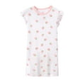 thumbnail image 1 of Girls' Summer Dress Girls Summer Cute Cartoon Short Sleeve Print Pajama Sleep Clothes 3-14 Years, 1 of 4