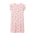 thumbnail image 1 of Girls' Summer Dress Girls Summer Soft Cute Print Short Sleeve Dress for Kids 3-14 Years, 1 of 5