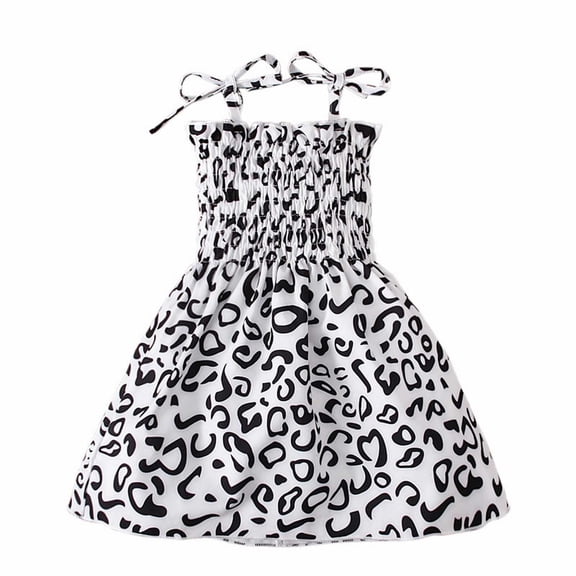 Girls Summer Dress Size 12 Months-24 Months Casual Sleeveless Straps Cute Floral Princess Sundress Summer Outfits 12 Months 5 Years Sundress