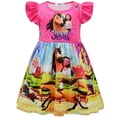thumbnail image 1 of Girls Summer Dress free Flutter Sleeve Casual dress, 1 of 7