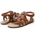 thumbnail image 1 of Girls Summer Gladiator Sandal, Kids Casual Open Toe Strappy Sandals, 1 of 6