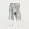 thumbnail image 1 of Girls Summer Leggings | Thin Stretchy Capri Pants | Breathable Soft Playwear | 4-9 Years Toddler Casual Bottoms | Korean Style Comfortable Kids Leggings(Grey,5-6Years), 1 of 4