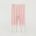 thumbnail image 1 of Girls Summer Leggings | Thin Stretchy Capri Pants | Breathable Soft Playwear | 4-9 Years Toddler Casual Bottoms | Korean Style Comfortable Kids Leggings(Pink,4-5Years), 1 of 5