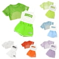 thumbnail image 1 of Girls Summer Outfits 3 Piece Set Casual Loose Fit Sleeveless Top Shorts Combo for Outdoor Activities Age 8 14 Comfortable Breathable Playwear Baby Girl 130-8Y, 1 of 4